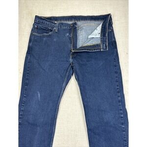 Levi's 514 Straight‎ Leg Men's Jeans Blue Stretch Size 38 x 30.